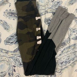 VS Pink Camo leggings